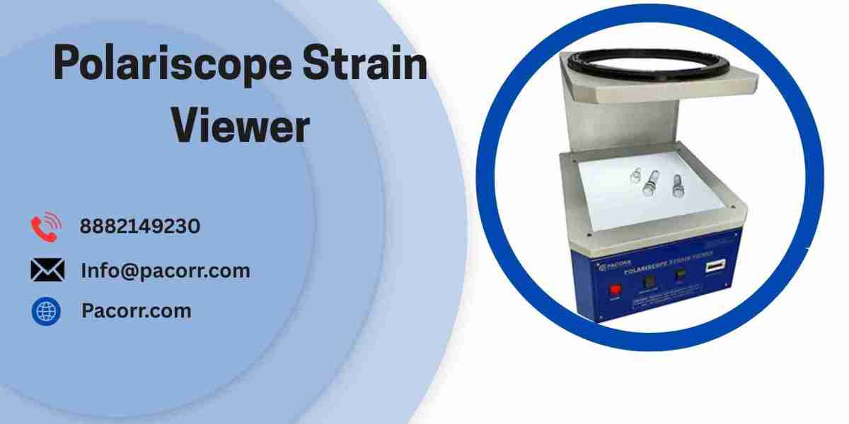 Polariscope Strain Viewer Uncovering Internal Stress in Transparent Materials